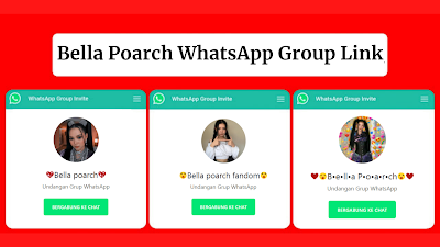 Bella Poarch WhatsApp Group Chat