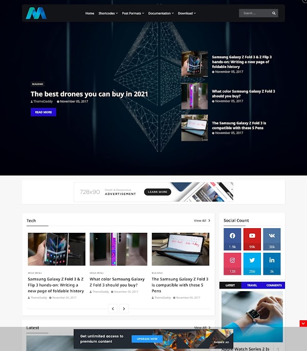 Magzify Blogger Template 