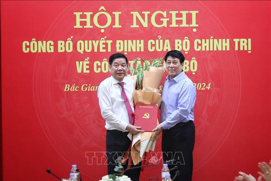 Trung tướng Nguyễn Văn Gấu được điều động giữ chức Bí thư Tỉnh ủy Bắc Giang