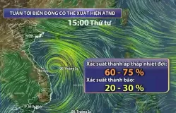 Áp thấp nhiệt đới sắp hình thành trên Biển Đông