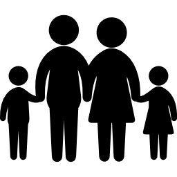 Семейный силуэт иконка