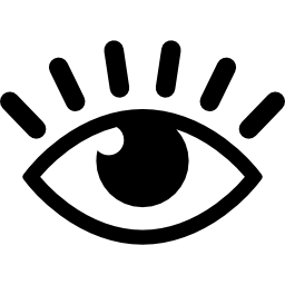Глаз с ресницей иконка