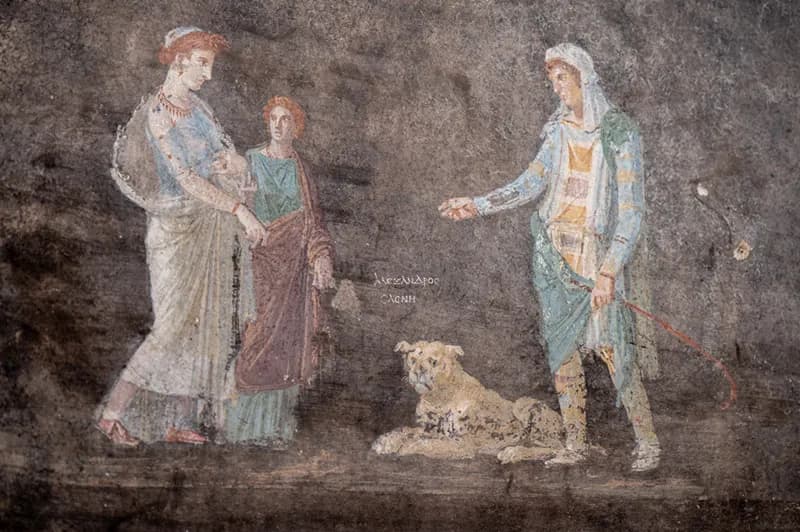 В Помпеях обнаружены новые фрески