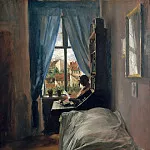 Адольф фон Менцель - Спальня художника на Риттерштрассе