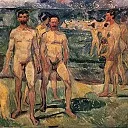 Эдвард Мунк - Мужчины на пляже, 1907