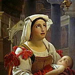 Карл Линдеман-Фроммель - Римлянка со своим ребенком