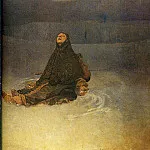 Альфонс Мария Муха - -Женщина в степи-, 1923