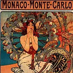 Alphonse Maria Mucha - Monaco Monte-Carlo