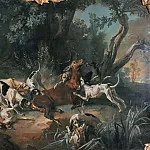 Охота на оленя, Жан-Батист Удри