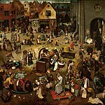 Pieter Brueghel The Elder - The fight between carnival and lent