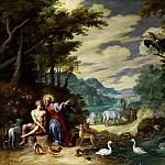 THE CREATION OF ADAM IN THE GARDEN OF EDEN, Jan Brueghel the Younger