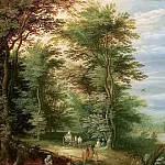 Landscape with the Flight into Egypt, Jan Brueghel the Younger