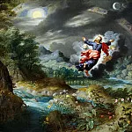 Creation of the moon and stars, Jan Brueghel the Younger