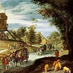 Rural road with a mill, Jan Brueghel the Younger