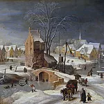 Winter landscape, Jan Brueghel the Younger