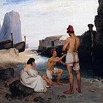 Карл Блехен - Рыбаки на Капри