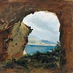 Якоб Филипп Хаккерт - Вид на море и горы из пещеры