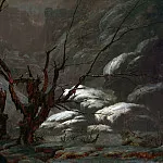 Август Фердинанд Хопфгартен - Горный каньон зимой