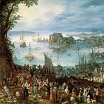 Great Fish Market, Jan Brueghel The Elder
