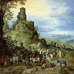Jan Brueghel The Elder - Coastal Landscape with the Calling of St. Peter and Andrew