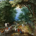 Busy Forest Track, Jan Brueghel The Elder