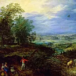 Landscape with Peasants, Jan Brueghel The Elder