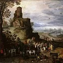 Jan Brueghel The Elder - Fish Market (Calling the Apostoles Peter and Andrew)