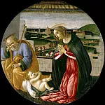 The Adoration of the Child , Alessandro Botticelli