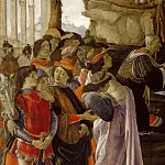 Adoration of the Magi, detail, Alessandro Botticelli