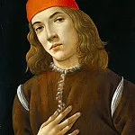 Portrait of a young man, Alessandro Botticelli