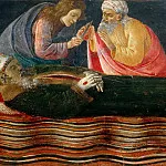 San Barnabas Altarpiece, predella – Extraction of St. Ignatius Heart, Alessandro Botticelli