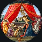 Тициан (Тициано Вечеллио) - Мадонна с Младенцем и тремя ангелами (Мадонна под балдахином)