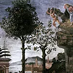 The Temptation of Christ, detail, Alessandro Botticelli