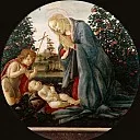 Madonna Adoring the Child with the Infant Saint John, Alessandro Botticelli