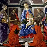 Madonna and Child with Six Saints, Alessandro Botticelli
