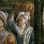 Scenes from the Life of Moses detail, Alessandro Botticelli