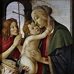 Madonna with Child and the young Saint John, Alessandro Botticelli