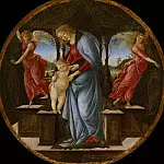 Virgin and Child with Two Angels, Alessandro Botticelli