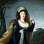 Élisabeth Louise Vigée Le Brun - Portrait of Theresa, Countess Kinsky