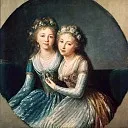 Élisabeth Louise Vigée Le Brun - Portrait of Emperor Pavel I’s Daughters
