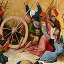 Hieronymus Bosch - The Haywain, central panel, detail