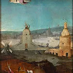 Temptation of St Anthony right wing of the triptych, Hieronymus Bosch
