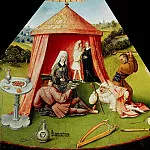 Hieronymus Bosch - The Seven Deadly Sins and the Four Last Things - Lust (workshop or follower)