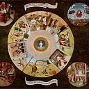 Hieronymus Bosch - The Seven Deadly Sins and the Four Last Things (workshop or follower)