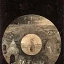 Hieronymus Bosch - Saint John on Patmos (reverse side - Scenes from the Passion of Christ and the Pelican with Her Young)