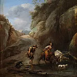 Nicolaes (Claes Pietersz.) Berchem - Mountain stream