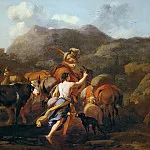 Nicolaes (Claes Pietersz.) Berchem - Cowherds and Herd