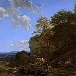 Nicolaes (Claes Pietersz.) Berchem - Italian landscape