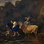 Nicolaes (Claes Pietersz.) Berchem - The ford