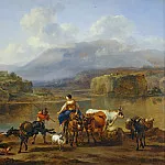 Nicolaes (Claes Pietersz.) Berchem - Landscape with Herd